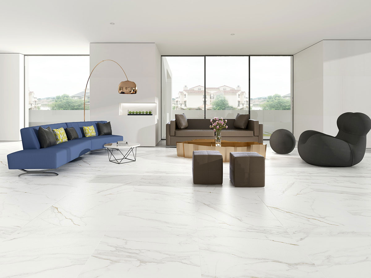 Retro Marble · Elegant White